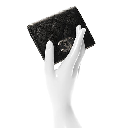 Chanel Caviar Quilted Small Bifold Wallet Black 2 of 10