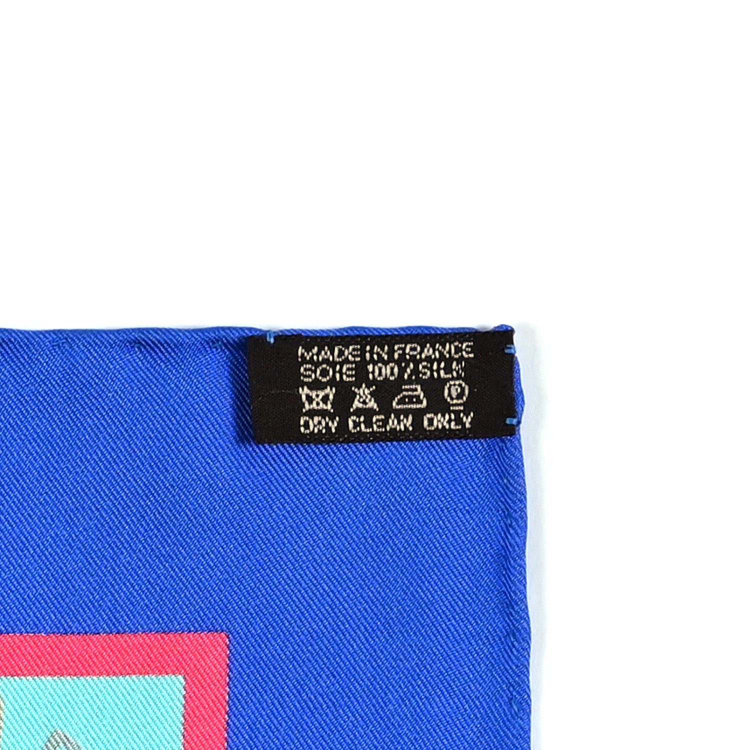 Hermes Silk Le Songe De La Licorne Scarf 90 Bleu Klein Parme Turquoise 5 of 5