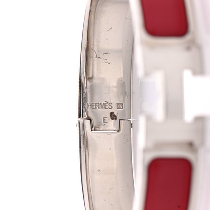 Hermes Enamel Narrow Clic Clac H Bracelet PM Red 4 of 4