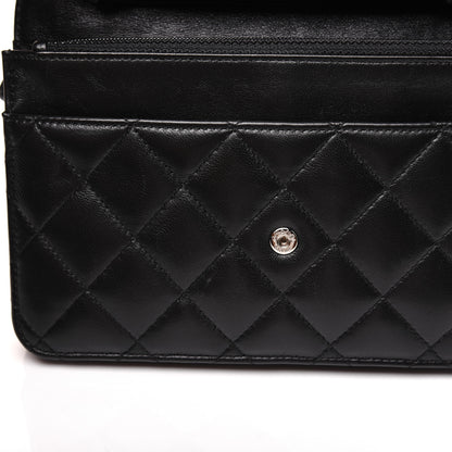 Chanel Lambskin Quilted Wallet On Chain WOC Black 14 of 17