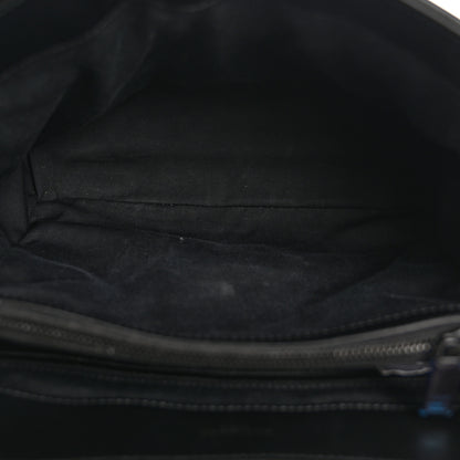 Saint Laurent Calfskin Y Quilted Monogram Monochrome Medium Loulou Chain Satchel Black 5 of 12