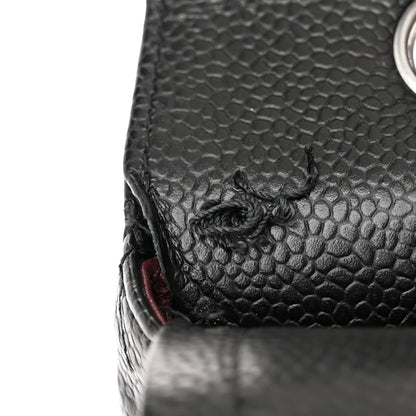 Chanel Caviar Quilted Medium Double Flap Black 13 of 16