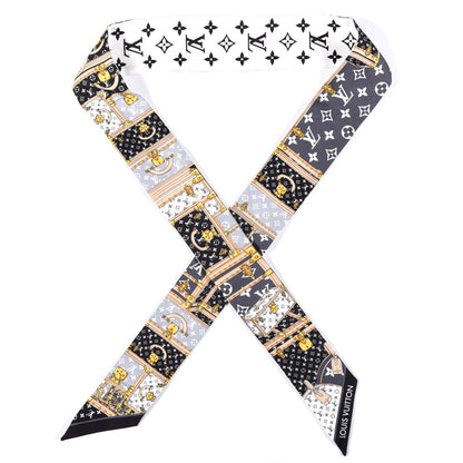 Louis Vuitton Silk Monogram Let's Go BB Bandeau Black 1 of 5