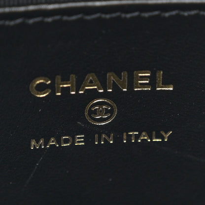 Chanel Shiny Caviar Quilted Bow Pouch Hobo Black 6 of 11