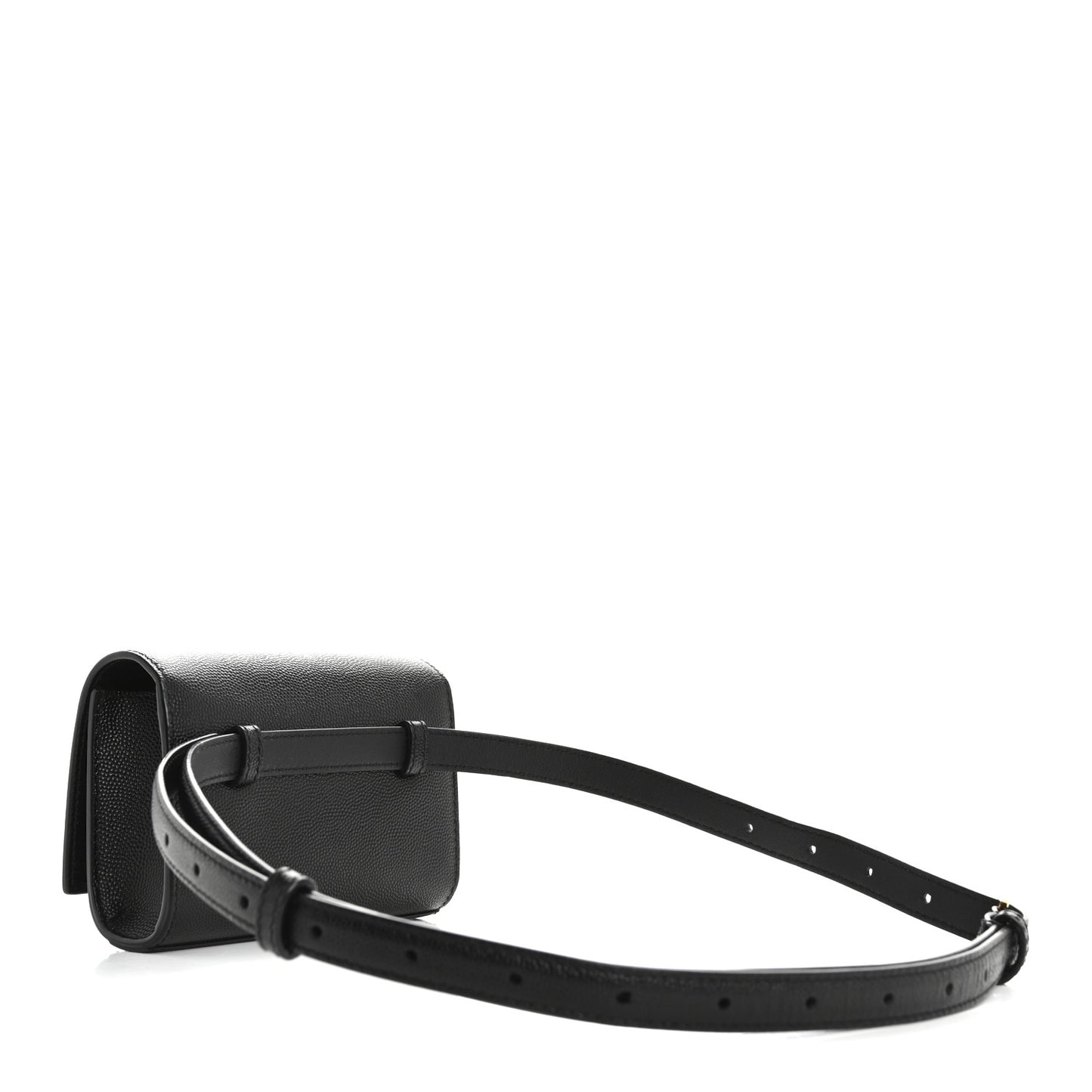 Grain De Poudre Monogram Kate Belt Bag Black