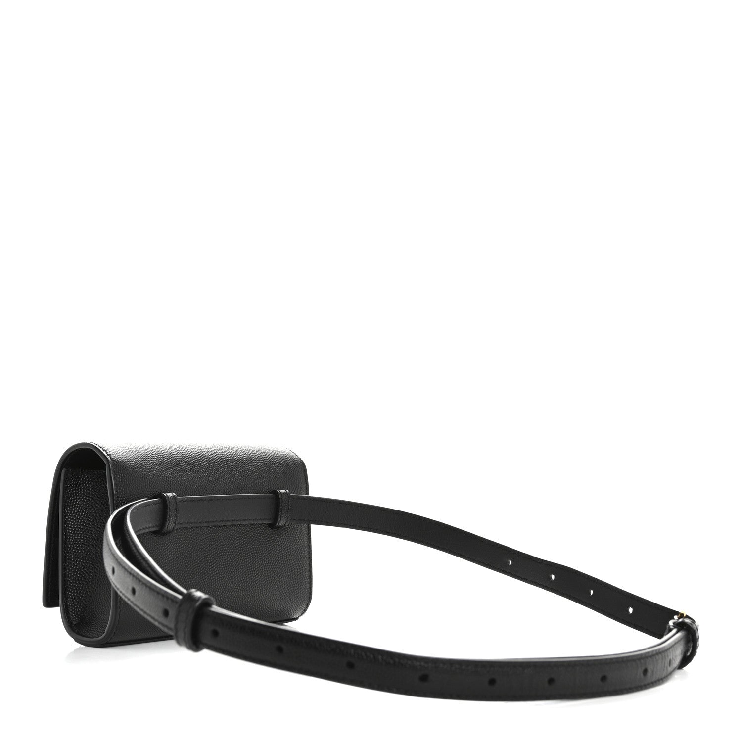 Saint Laurent Grain De Poudre Monogram Kate Belt Bag Black 3 of 12