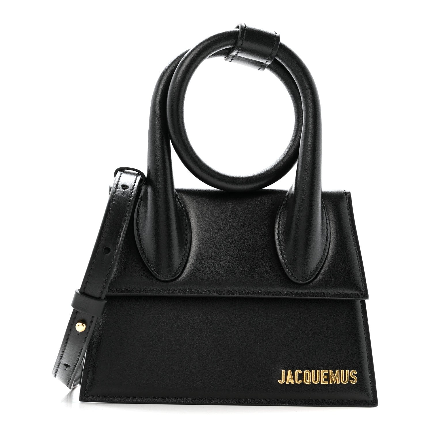 Jacquemus Smooth Calfskin Le Chiquito Noeud Black 1 of 9