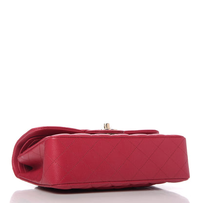 Chanel Caviar Quilted Small Double Flap Dark Pink 4 of 11