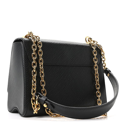 Louis Vuitton Epi Twist Shoulder Bag MM Black 4 of 10
