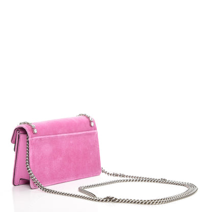 Gucci Velvet Crystal Super Mini Dionysus Shoulder Bag Malva 4 of 7
