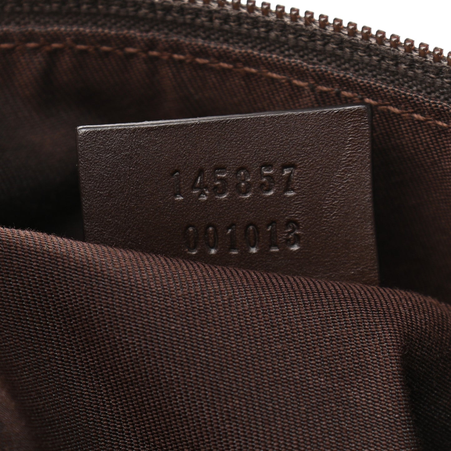 Monogram Calfskin Perforated Medium Flat Messenger Bag Dark Brown