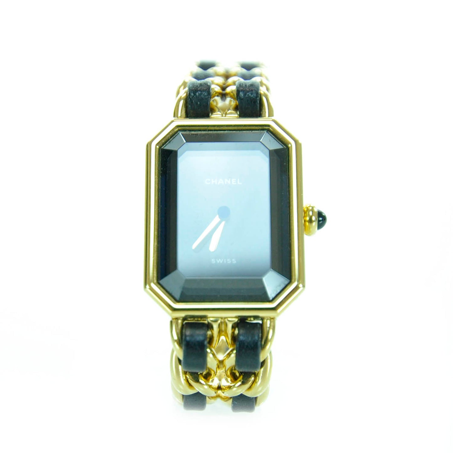 Stainless Steel Lambskin 20mm Chain Premiere Quartz Watch Gold M