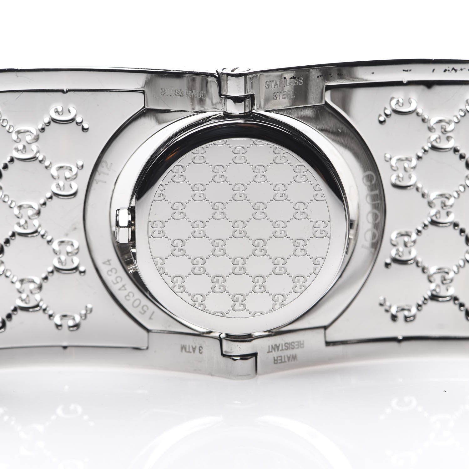 Gucci Stainless Steel Mother of Pearl 33mm Twirl Quartz Watch 4 of 11