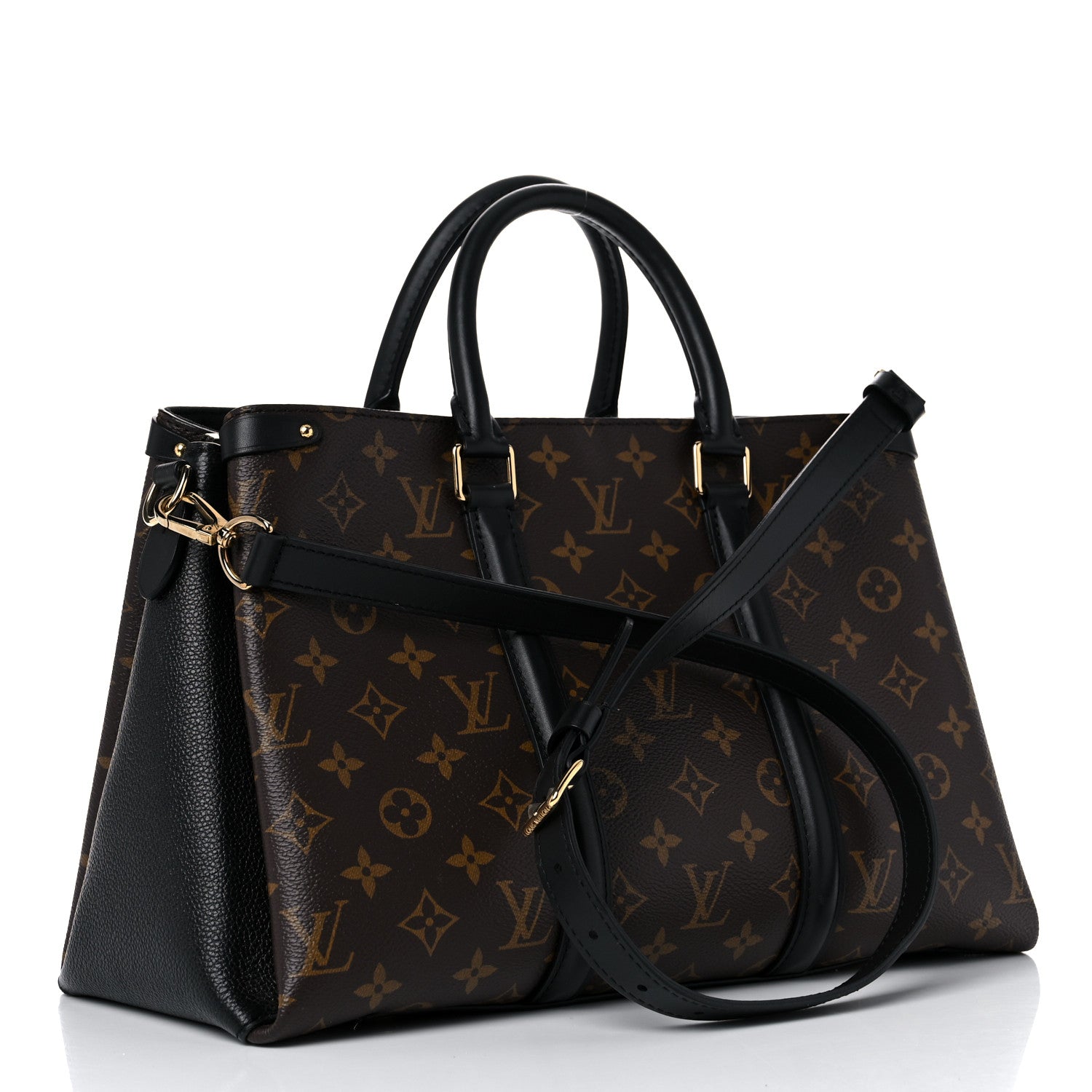 Louis Vuitton Monogram Soufflot MM Black 5 of 24