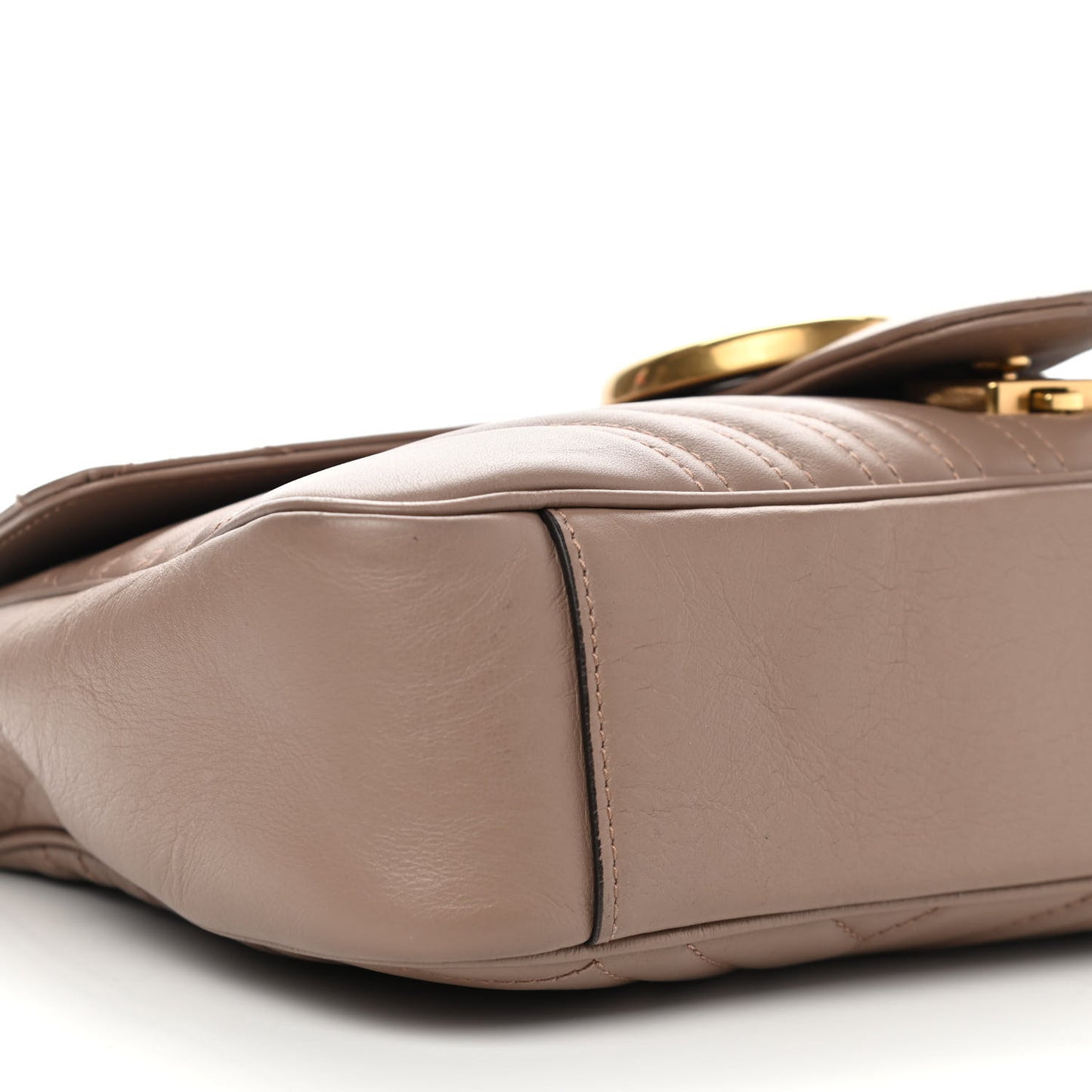 Calfskin Matelasse Medium GG Marmont Shoulder Bag Porcelain Rose