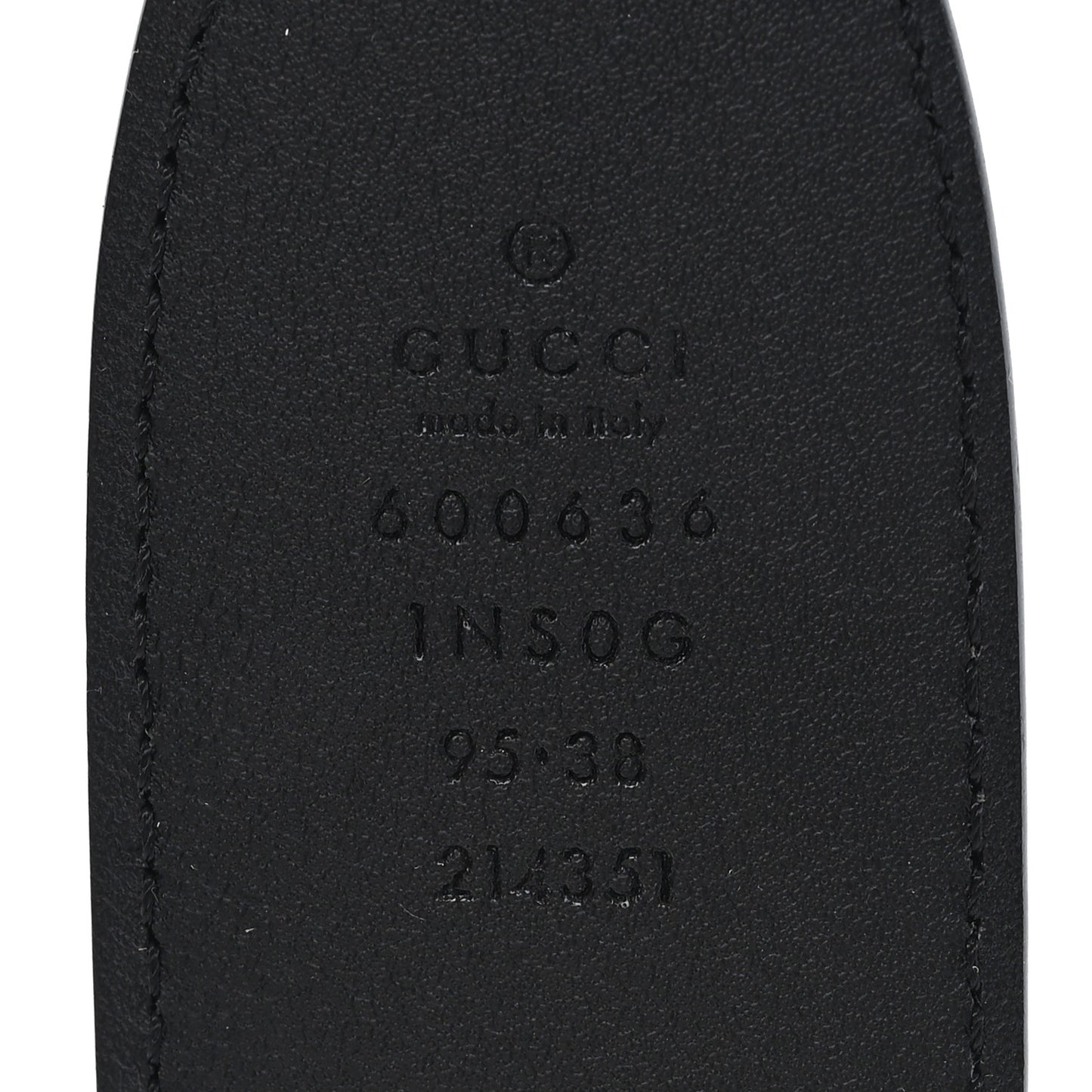 Efesto Leather Horsebit 25mm Belt 95 38 Black