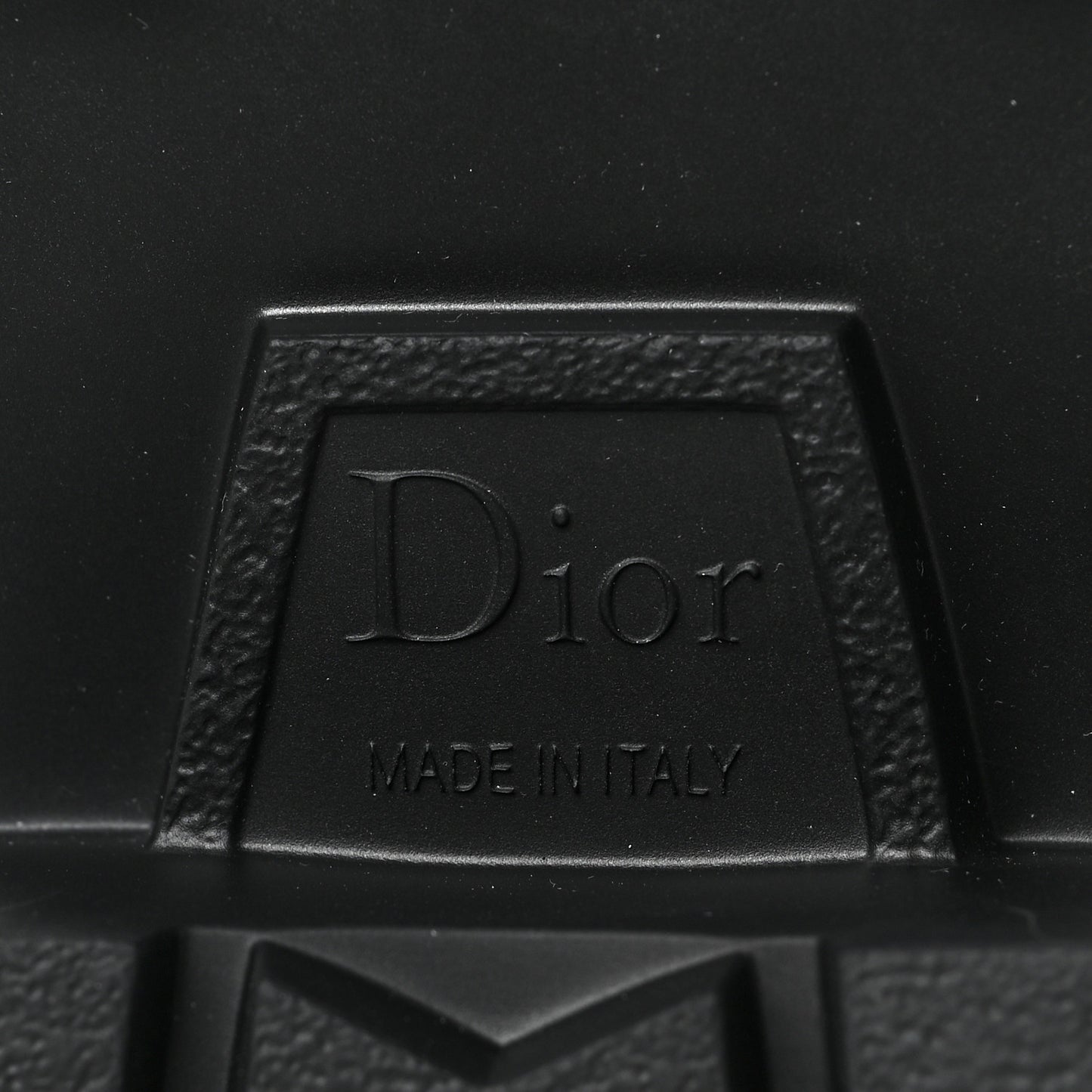 Brushed Calfskin Rubber Dior Code Cap Toe Lug Sole 15mm Loafers 36.5 Black