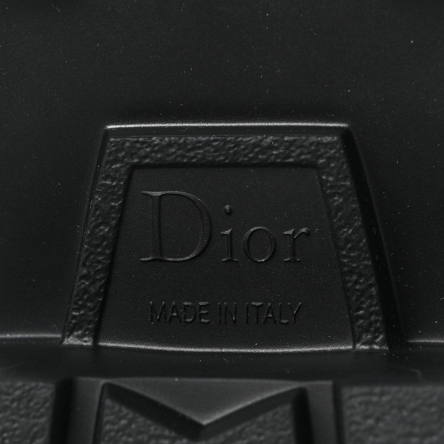 Christian Dior Brushed Calfskin Rubber Dior Code Cap Toe Lug Sole 15mm Loafers 36.5 Black 7 of 8