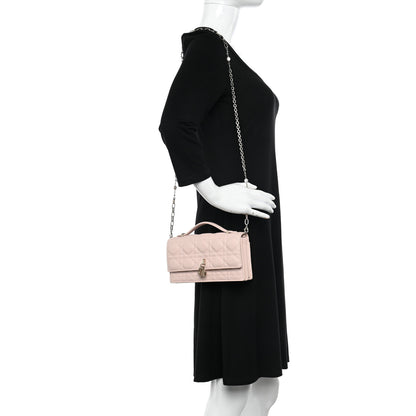 Christian Dior Lambskin Cannage Mini My Dior Bag Rose Poudre 2 of 11