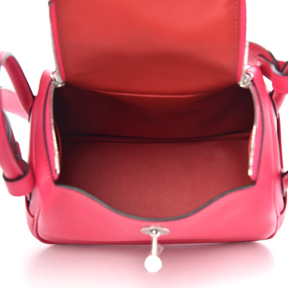 Hermes Swift Verso Mini Lindy 20 Rose Mexico Rouge Piment 5 of 9