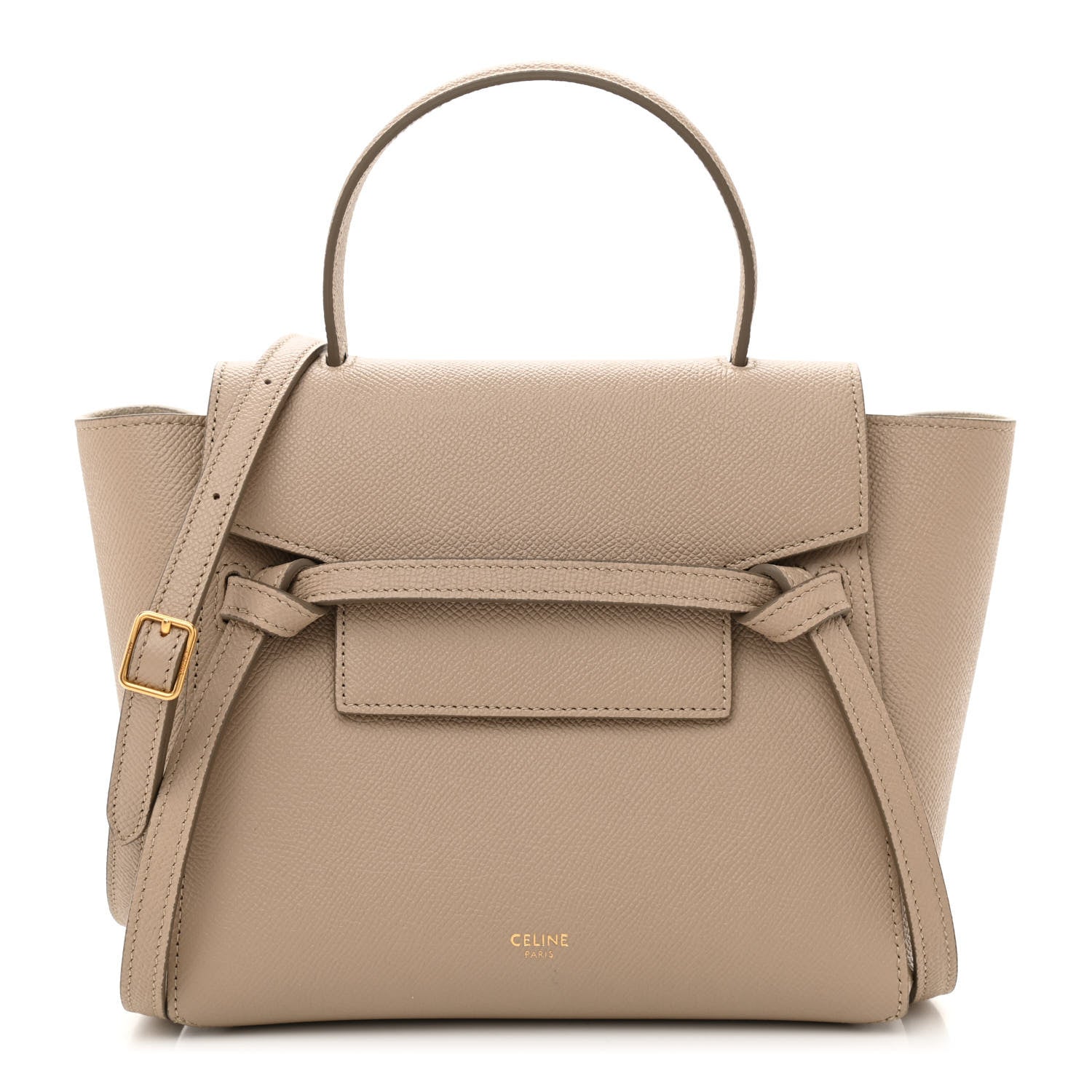 Celine Grained Calfskin Nano Belt Bag Light Taupe 1 of 7