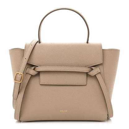 Celine Grained Calfskin Nano Belt Bag Light Taupe 1 of 7