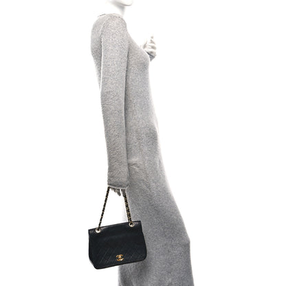 Chanel Lambskin Quilted Small Single Flap Black 2 of 10