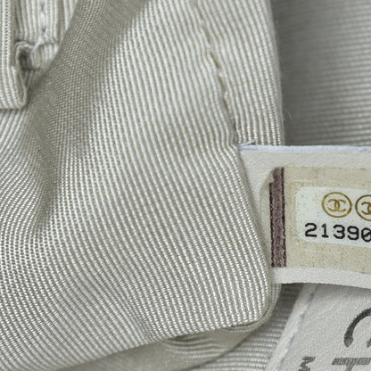Chanel Washed Lambskin Quilted Chain Around Maxi Flap Taupe 8 of 8