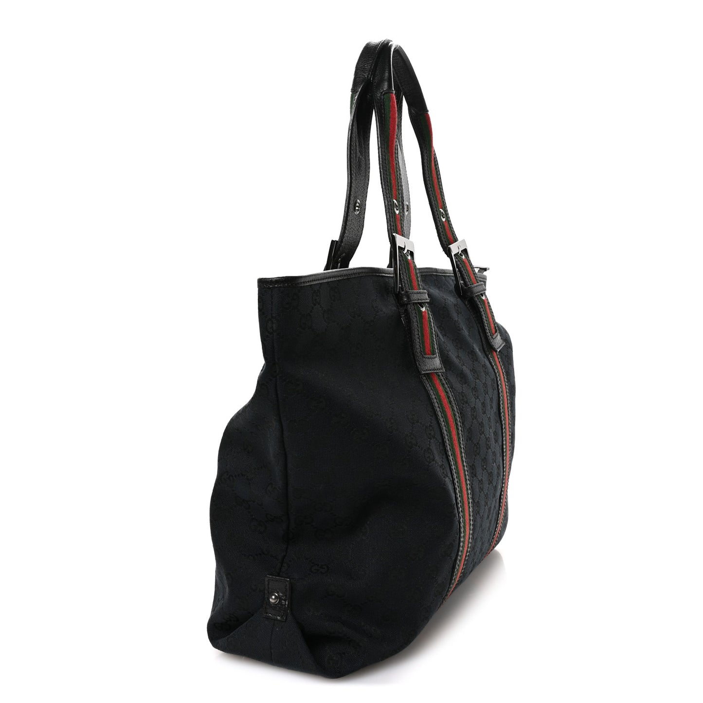 Monogram Web Large Joy Tote Black
