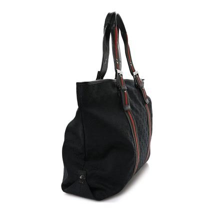 Gucci Monogram Web Large Joy Tote Black 3 of 10