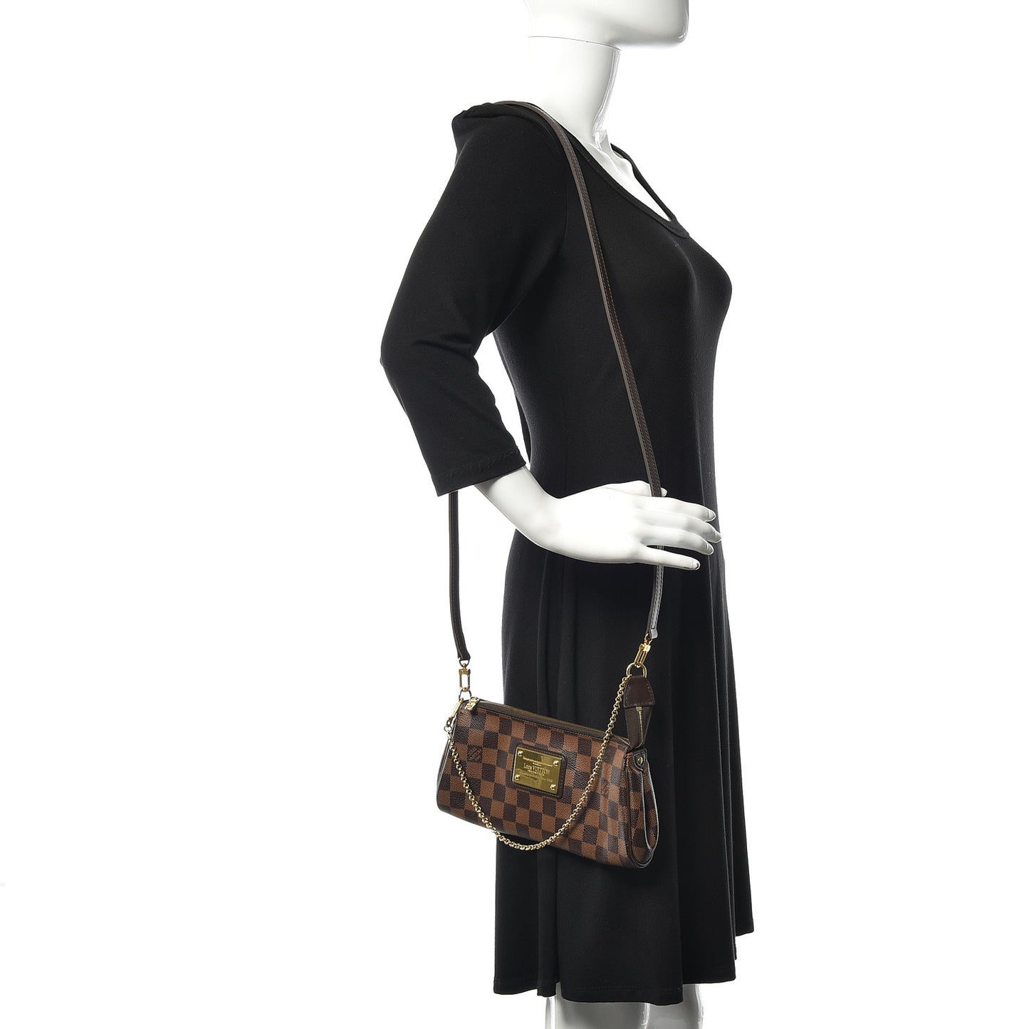 Damier Ebene Eva Clutch