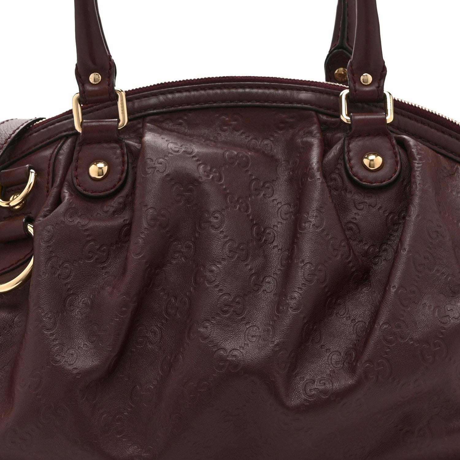 Gucci Guccissima Medium Sukey Boston Chocolate 9 of 11