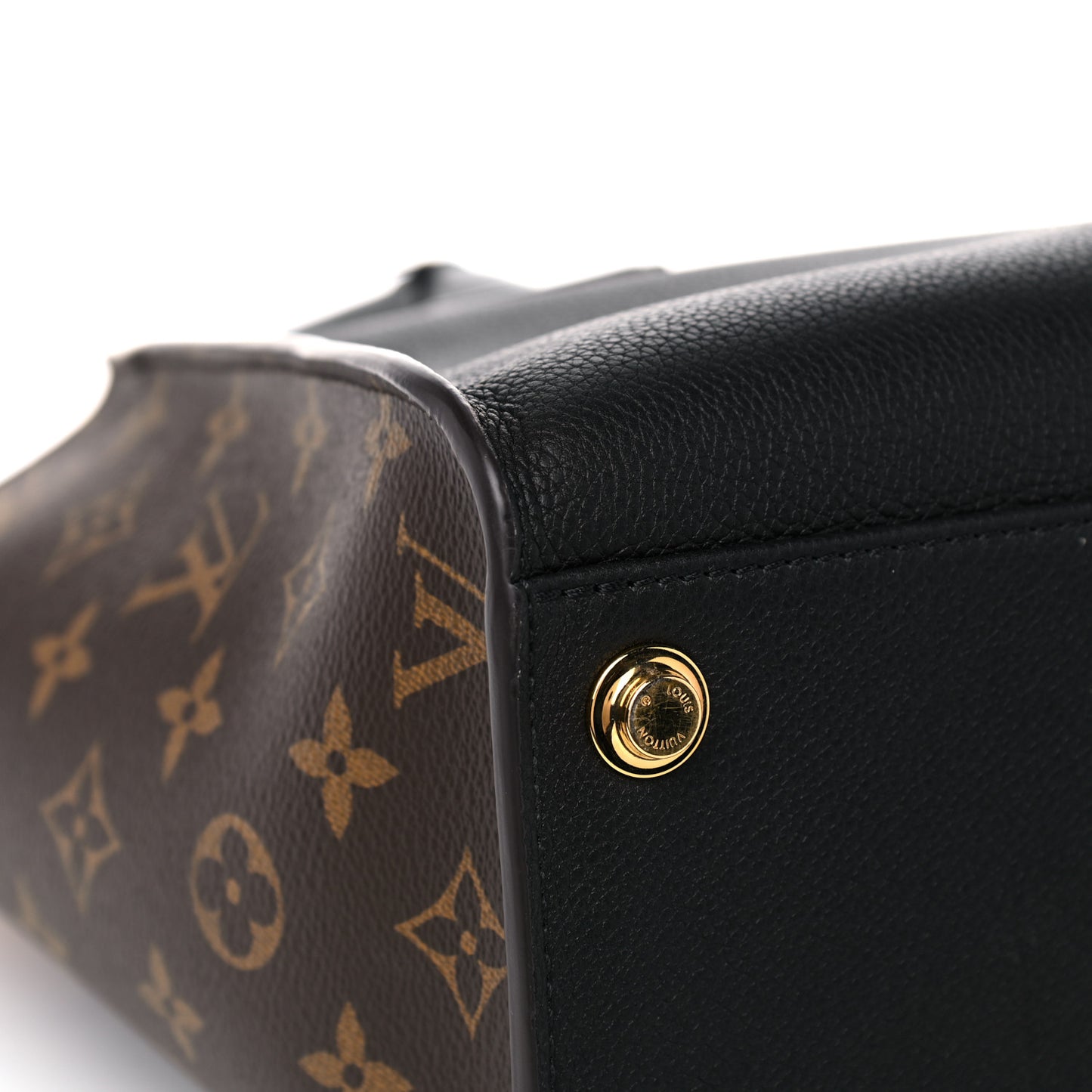 Calfskin Monogram On My Side Black