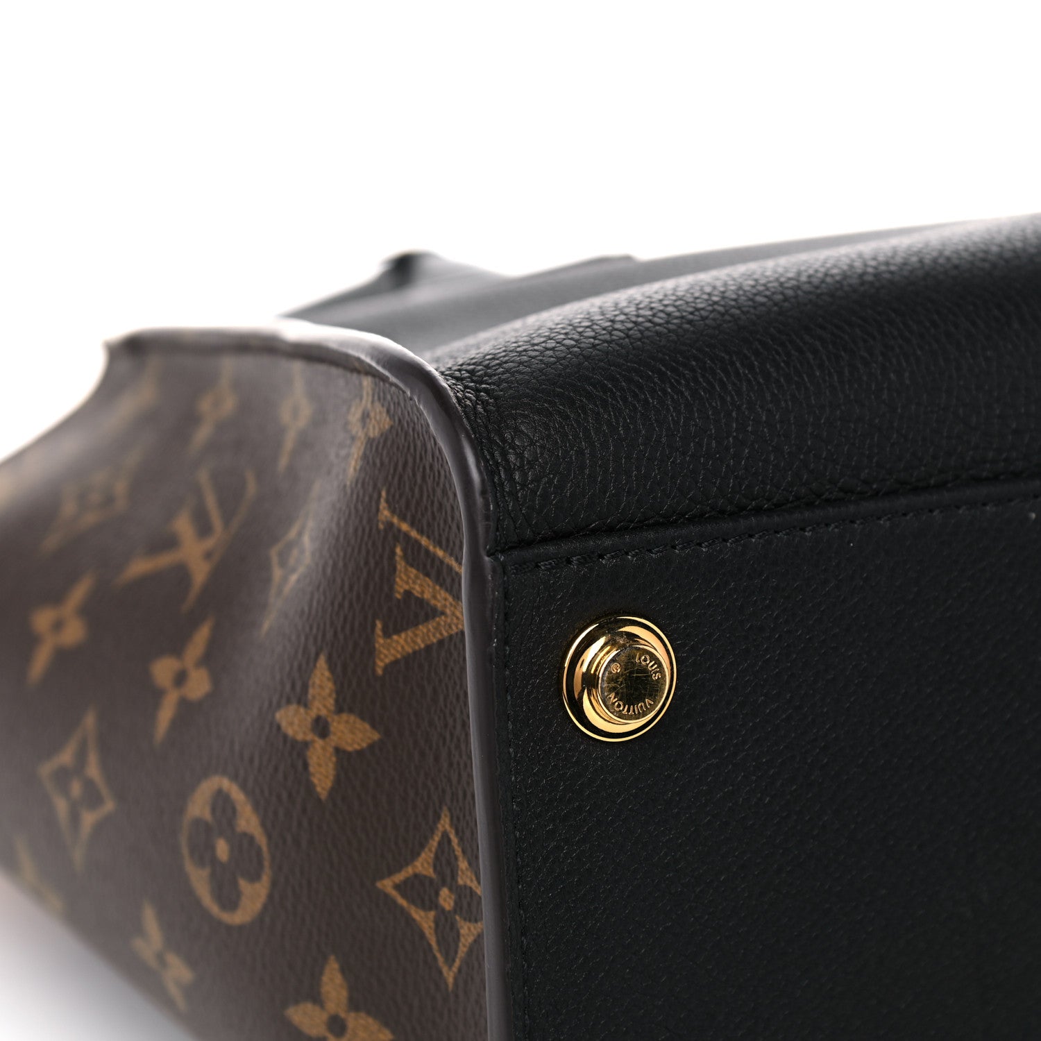 Louis Vuitton Calfskin Monogram On My Side Black 10 of 13