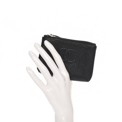 Chanel Caviar Timeless CC Key Holder Black 2 of 8