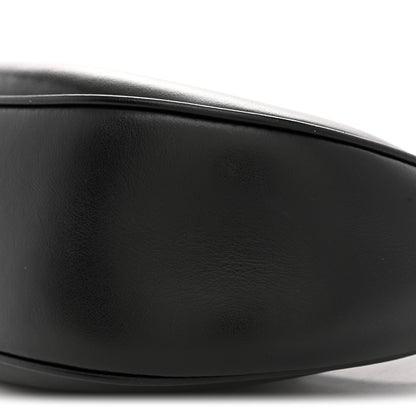 Celine Smooth Calfskin Medium Strap Ava Triomphe Shoulder Bag Black 9 of 10