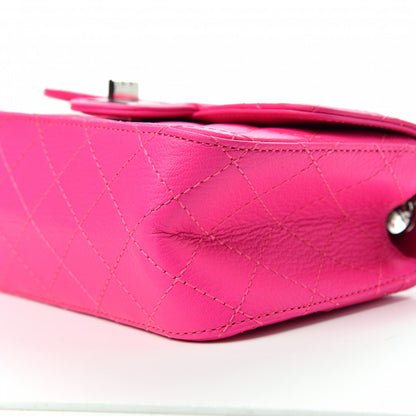 Chanel Goatskin Quilted 2.55 Reissue Mini Flap Fluorescent Pink 7 of 10