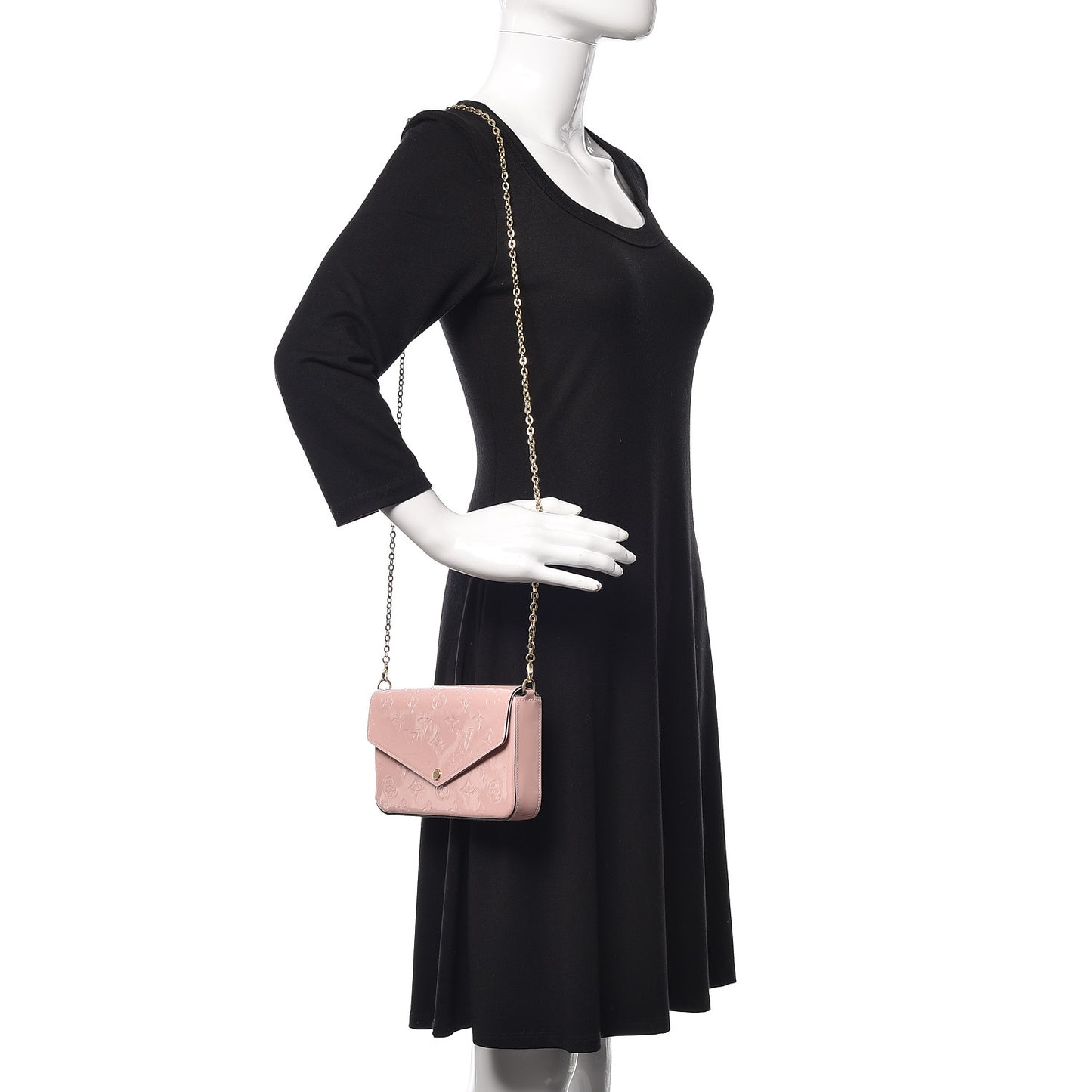 Vernis Felicie Chain Wallet Rose Ballerine