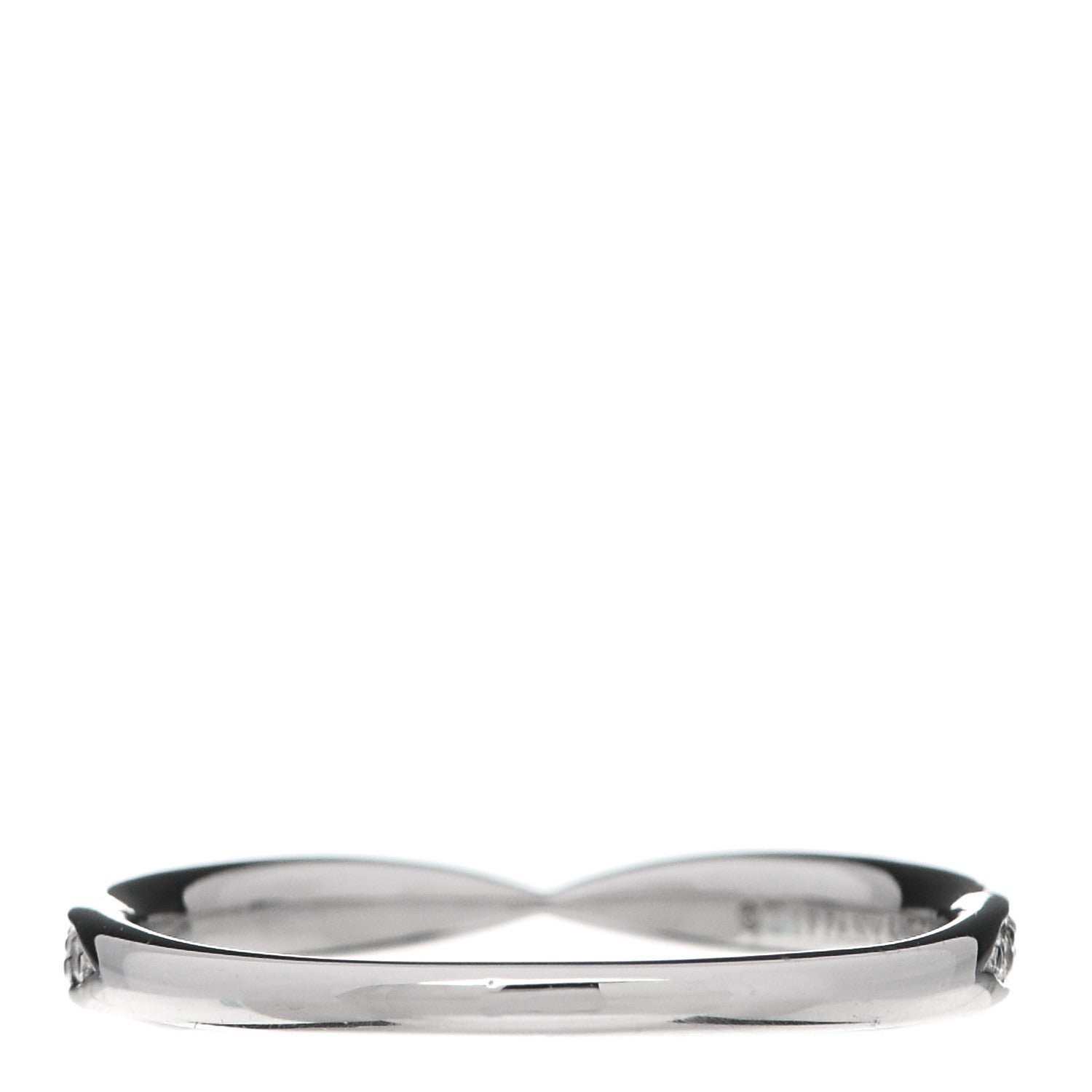 Tiffany Platinum Diamond Harmony Bead-set Band Ring 50 5.5 3 of 5