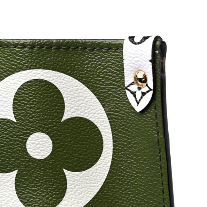 Louis Vuitton Monogram Giant Onthego GM Kaki Beige 15 of 15