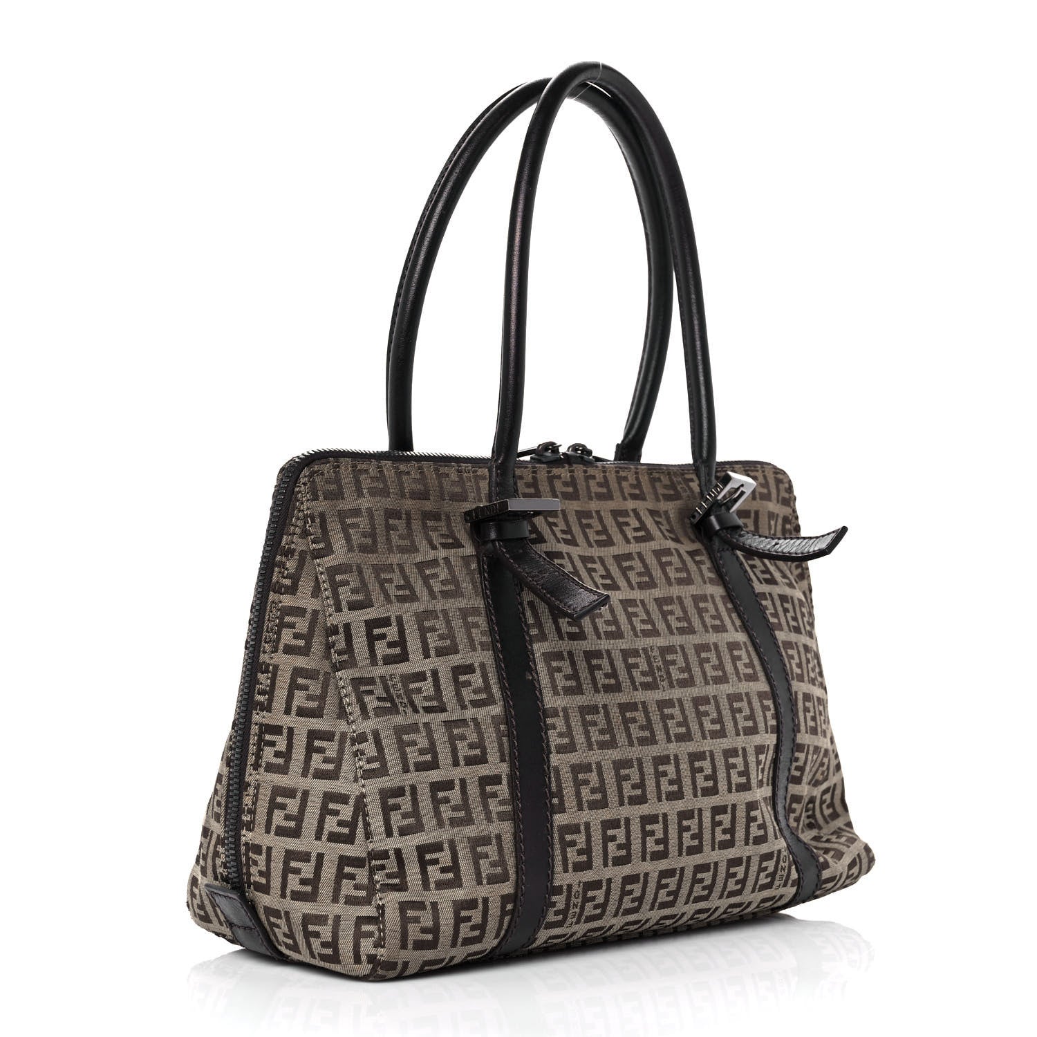 Fendi Zucchino Tote Tobacco Beige 2 of 9