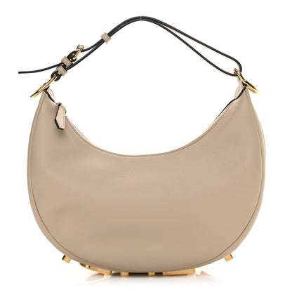 Fendi Vitello Grace Matte Small Fendigraphy Hobo Bag Nuvola 1 of 11