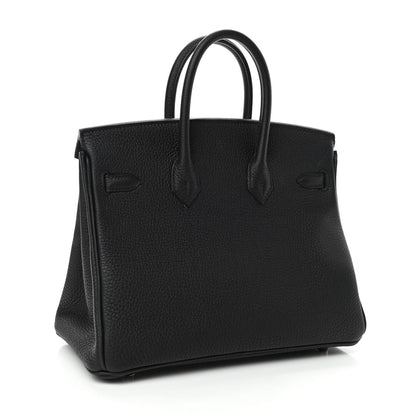 Hermes Togo Birkin 25 Black 2 of 10