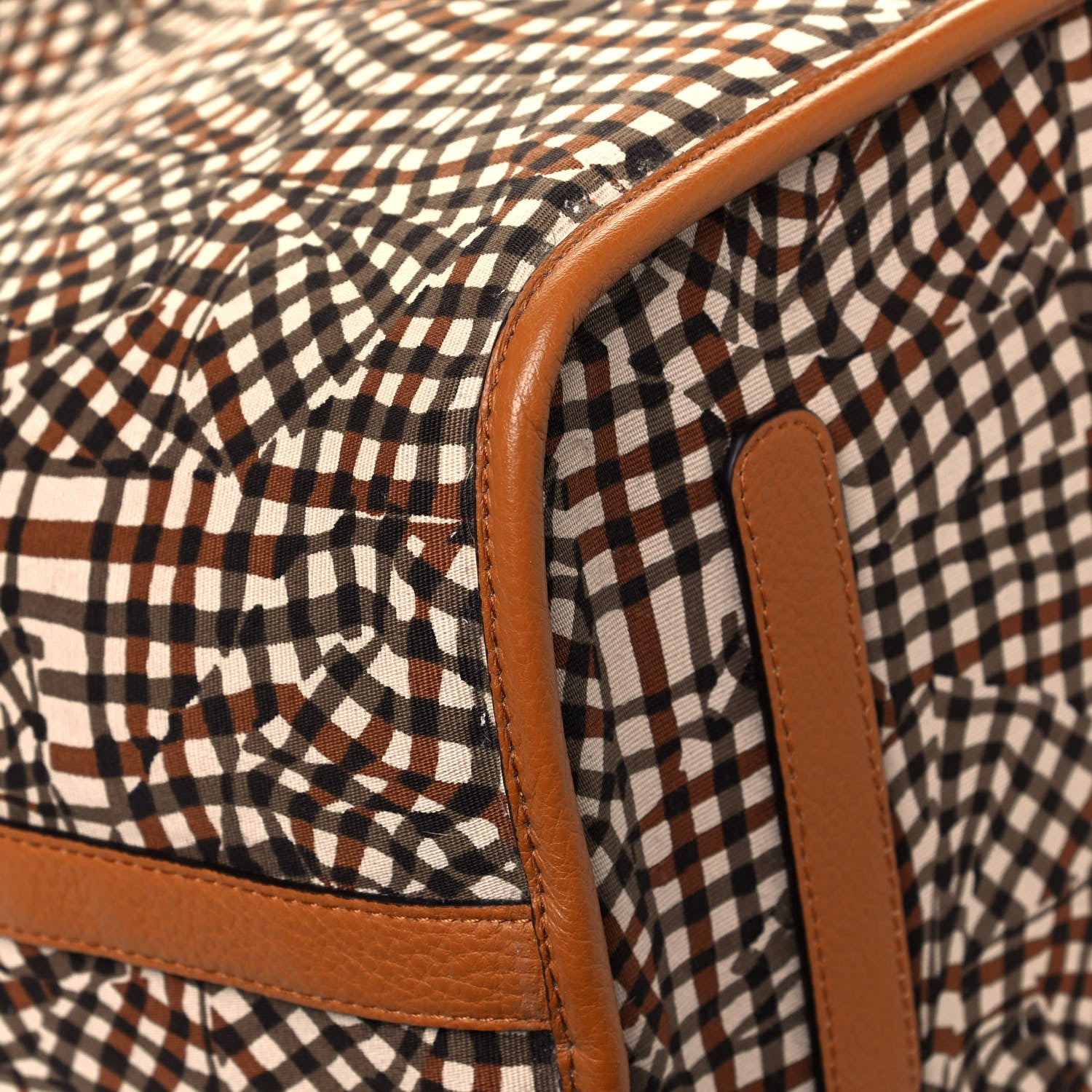 MCM Visetos Large Liz Reversible Shopper Tote Cognac 19 of 20