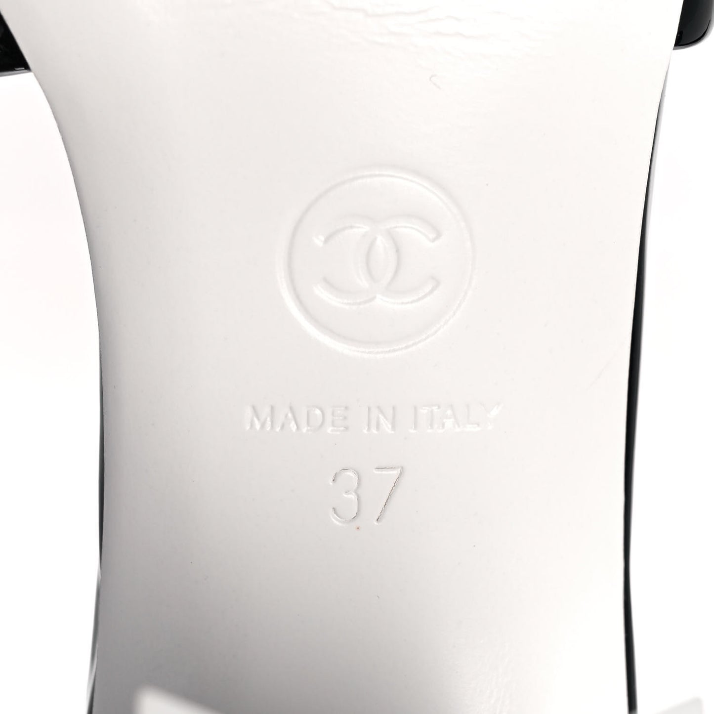 Patent CC Mules 37 Black White