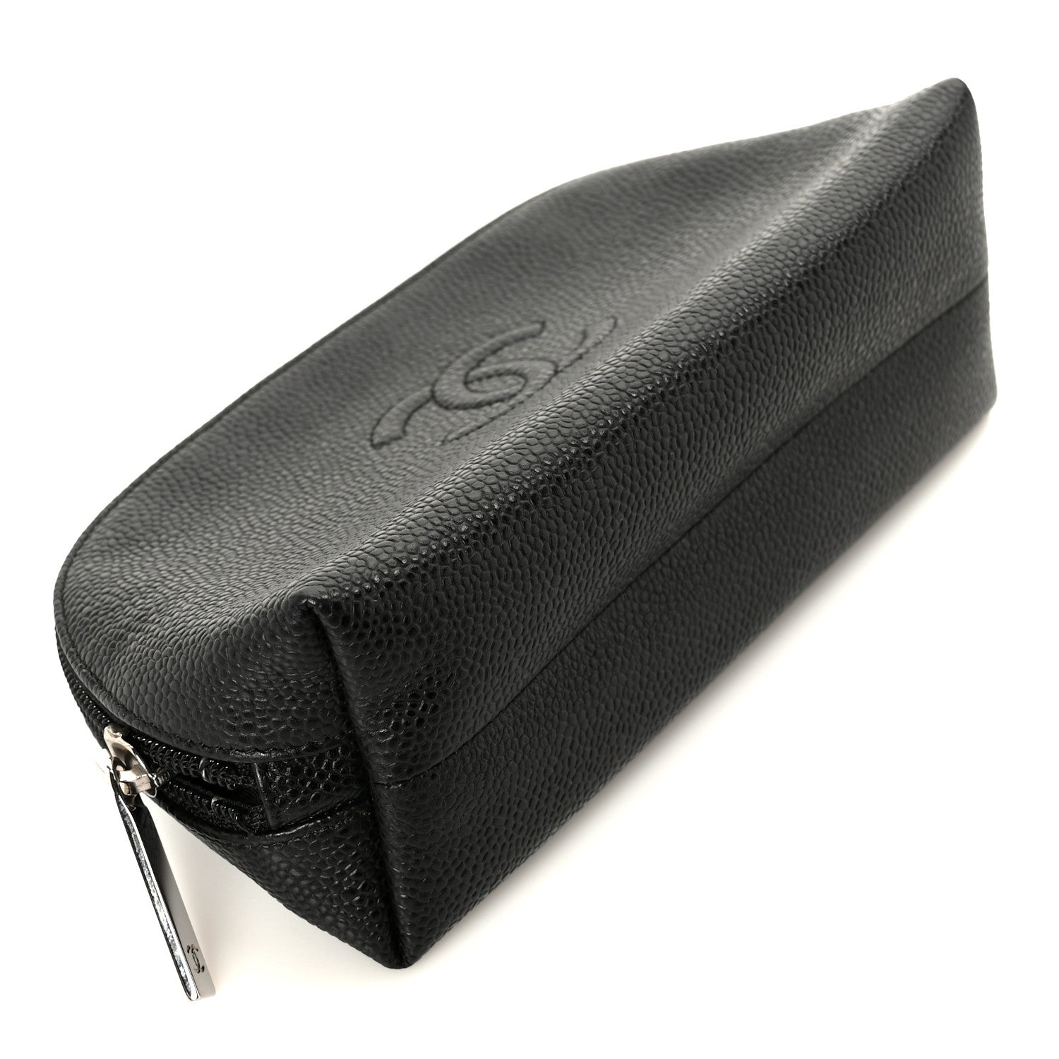 Chanel Caviar Timeless CC Cosmetic Pouch Black 4 of 8