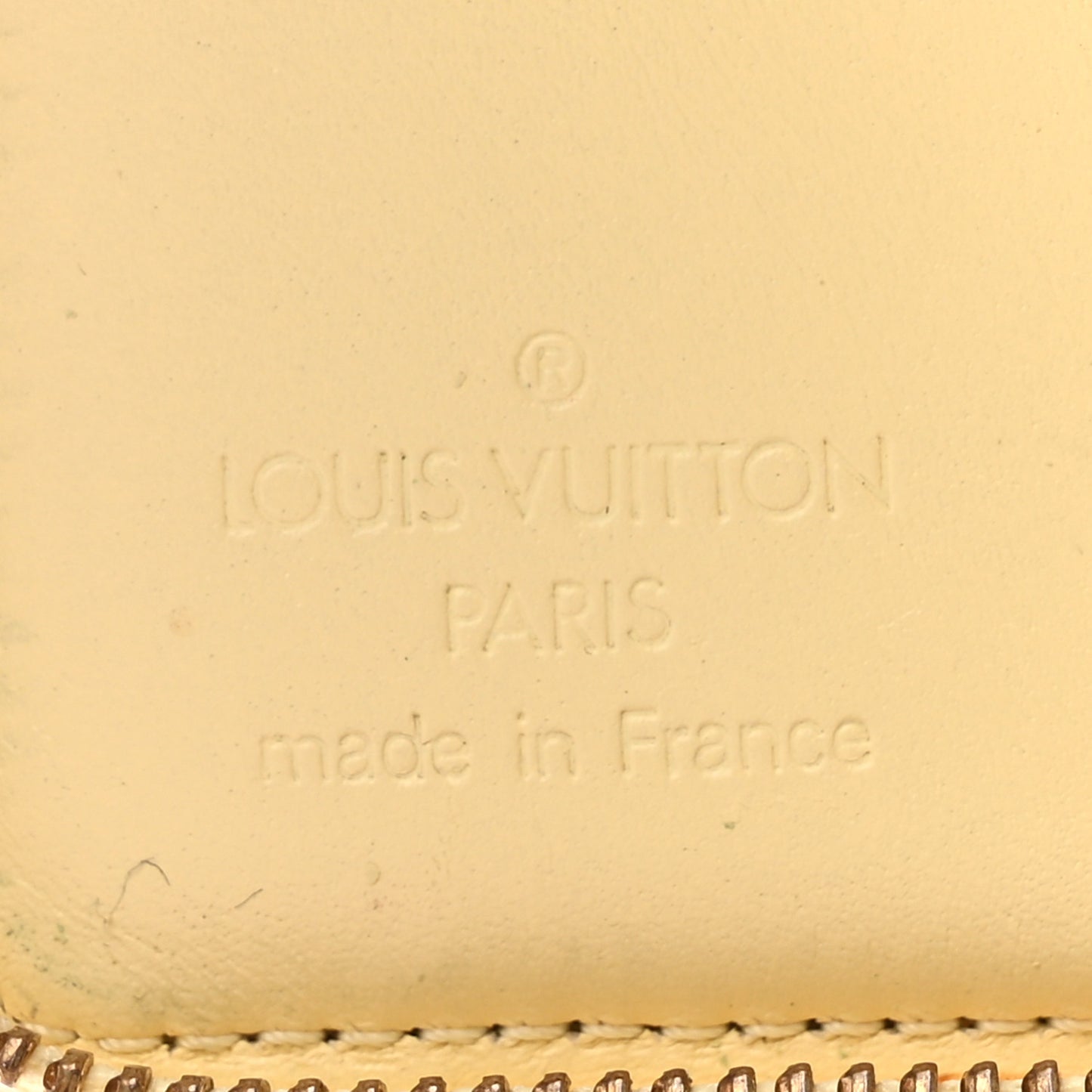 Vernis Broome Zip Wallet Jaune Passion