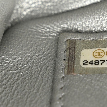 Chanel Metallic Caviar Quilted Medium CC Filigree Flap Silver 7 of 10