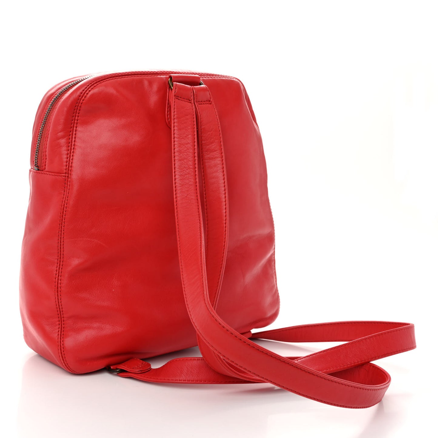 Lambskin CC Timeless Backpack Red