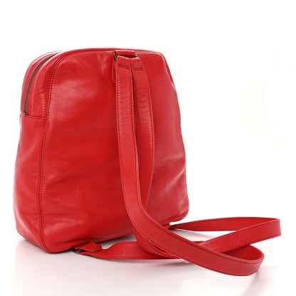 Chanel Lambskin CC Timeless Backpack Red 3 of 13